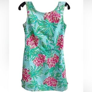 Lilly Pulitzer Pineapple Spike The Punch Delia Shift Dress Rare find